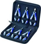 KNIPEX Elektronikzangen-Set, 00 20 16 P | 6-teilig, 3 Elektronik-Seitenschneider, 3