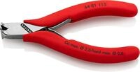 KNIPEX Elektronik-Vornschneider, 64 01 115 | Mit rutschhemmenden Kunststoff-H&uuml;llen