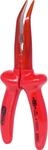 KS Tools 117.1719 CLASSIC 1000V Flachrundzange, beschichteter Arbeitskopf, gebogen,
