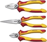 Wiha Zangen Set f&uuml;r Elektriker (38637) 3-tlg. I Universal Kombizange 180mm +