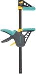 wolfcraft Einhandzwinge PRO - Spannkraft 120 kg, Spannweite 300 mm | Ergonomischer