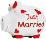 Sparschwein Company - Spardose Just Married 12,5 x 9 x 9 cm