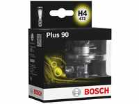 Bosch H4 Plus 90 Lampen - 12 V 60/55 W P43t - 2 Stücke