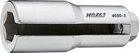 HAZET Lambda-Sonden Einsatz 4680-3, 1/2 Zoll (12,5 mm) Vierkant, verchromt | Antrieb