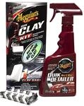 Meguiar's G1116EU Quik Clay Detailing System Set Reinigungsknete