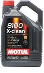 Motul 102051 8100 x-clean 5W40, 5 Liter, BLACK | 109226 (alt 102051), 8100 X-Clean