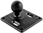 RAM Mounts RAM-2461U VESA-Platte mit Kugel, 75 x 75 mm