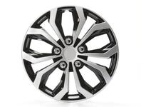 cartrend Daytona Universal Radzierblenden in schwarz/silber, f&uuml;r 14 Zoll...