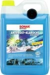 SONAX AntiFrost+KlarSicht Konzentrat (5 Liter) Scheibenreiniger-Konzentrat mit