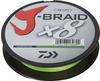 Daiwa J-Braid 8 Braid 0.22mm, 17,0kg/27,5lbs, 300m Chartreuse, rund geflochtene