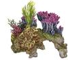 Nobby Aqua Ornaments KORALLE mit Pflanzen, 15,5 x 9 x 10,5 cm, 1 Stück