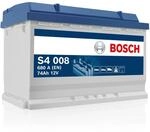 Bosch S4 008 Autobatterie 74 Ah - 680 A - 12 V | Blei-S&auml;ure-Batterie f&uuml;r Fahrzeuge