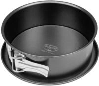 Dr. Oetker Springform &Oslash; 18 cm, Backform mit Flachboden, runde Kuchenform aus Stahl