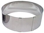 Lares Kuchenring/Tortenring - 18-30cm &Oslash;, H: 9cm - Edelstahl, stufenlos...