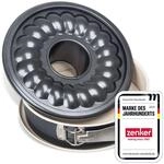 Zenker 7811 Springform Cr&egrave;me Noir mit 2 B&ouml;den, Durchmesser 26 cm, Edelstahl, grau /