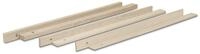 St&auml;dter 819047 Teigh&ouml;lzer Set, 6-teilig, 35 x 2 cm, Natur