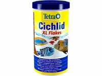 Tetra Cichlid XL-Flakes - Fischfutter für alle größeren Cichliden, 1 Liter Dose