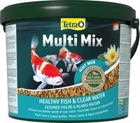 Tetra Pond Multi Mix - Fischfutter f&uuml;r gemischten Besatz im Teich, enth&auml;lt vier