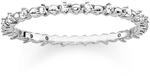 Thomas Sabo Ring Dots mit wei&szlig;en Steinen 925 Sterling Silber TR2153-051-14-54