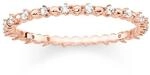 THOMAS SABO Ring Dots mit wei&szlig;en Steinen 925er Sterlingsilber; 750er Ros&eacute;gold
