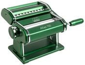 Marcato Nudelmaschine Atlas 150, Gr&uuml;n, Eloxierter Aluminium, f&uuml;r Lasagne,
