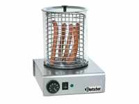 Bartscher a120401 Dampfgarer für Hot Dog 1000 W Edelstahl Maschine für Hot Dog