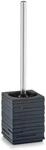 Zeller 18319 WC-B&uuml;rste Schiefer, Polyresin, 9,5 x 9,5 x 38,5 cm, schwarz, 1 -...