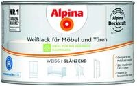 Alpina Wei&szlig;lack f&uuml;r M&ouml;bel und T&uuml;ren 300ml gl&auml;nzend