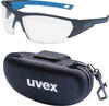 UVEX Schutzbrille i-works 9194171 anthrazit/blau mit UV-Schutz im Set inkl.