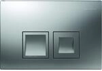 Geberit 115135461 Bet&auml;tigungsplatte Delta50 f&uuml;r 2-Mengen-Sp&uuml;lung, matt-chrome