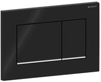 Geberit Sigma 30 Dr&uuml;ckerplatte Schwarz Gl&auml;nzend/Chrom f&uuml;r UP720, UP320, UP300 und