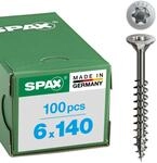 SPAX Senkkopf 6.0x140 Teilgewinde Torx 30 Edelstahl A2 mit Bewertung