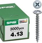 SPAX R&uuml;ckwandschraube, 4,0 x 13 mm, 3000 St&uuml;ck, Kreuzschlitz Z2,...