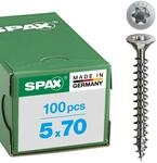 SPAX Senkkopf 5.0x 70 Vollgewinde Torx 20 Edelstahl A2 mit Bewertung