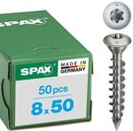 SPAX PF 8.0x 50 Torx 40 Edelstahl A1 Pfostenschraube