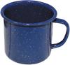 Emaille Tasse, blau, 0,35 Liter, Durchmesser 8 cm Preis pro Stück