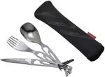Balad&eacute;o Unisex Besteckset Basecamp Besteckset, Schwarz, Einheitsgr&ouml;&szlig;e