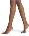 FALKE Damen Kniestr&uuml;mpfe Shelina 12 DEN W KH Ultra-Transparent einfarbig 1 Paar,