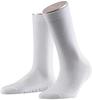 FALKE Damen Socken Family, Baumwolle, 1 Paar, Weiß (White 2009), 35-38 (UK 2.5-5 Ι