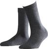 FALKE Damen Socken Family, Baumwolle, 1 Paar, Grau (Anthracite Melange 3089), 35-38