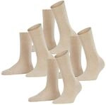 FALKE Damen Socken London Sensitive 4er Pack, Gr&ouml;&szlig;e:35-38;Farbe:Sand Melange (4659)