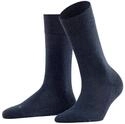 FALKE Damen Socken Sensitive London, Baumwolle, 1 Paar, Blau (Navyblue 6499), 35-38