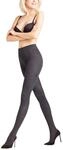 FALKE Damen Strumpfhose Family, Baumwolle, 1 Paar, Grau (Anthracite Melange 3089), S