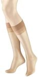 Hudson Damen Kniestr&uuml;mpfe Light 8 druckfreier Bund 8 DEN Honey 35-38