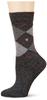 Burlington Damen Socken Whitby W SO weich und warm gemustert 1 Paar, Grau (Anthracite