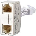 METZ CONNECT Cable Sharing Adapter pnp2, Telefon/Ethernet, 2 St.