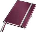 Leitz Notizbuch A5 kariert, 160 Seiten, 80 Blatt, Hardcover mit hochwertigem Bezug,