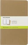 Moleskine Cahier Journal, Set 3 Notizb&uuml;chern mit Blanken Seiten, Kartoneinband mit