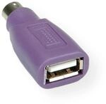 VALUE PS/2 - USB Tastatur-Adapter, violett