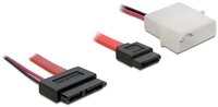 DeLOCK SATA Slimline ALL-in-One cable - SATA-Kabel - 30 cm mit der MPN 84390